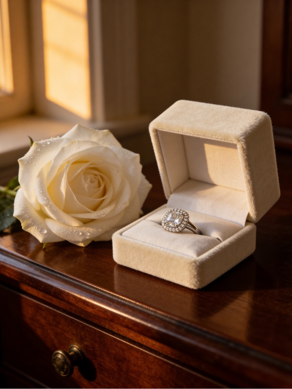 Women's sterling 9.25 silver Ct Cz Halo Ring and 1.3 Ct Necklace Bundle - Picture 3 of 10